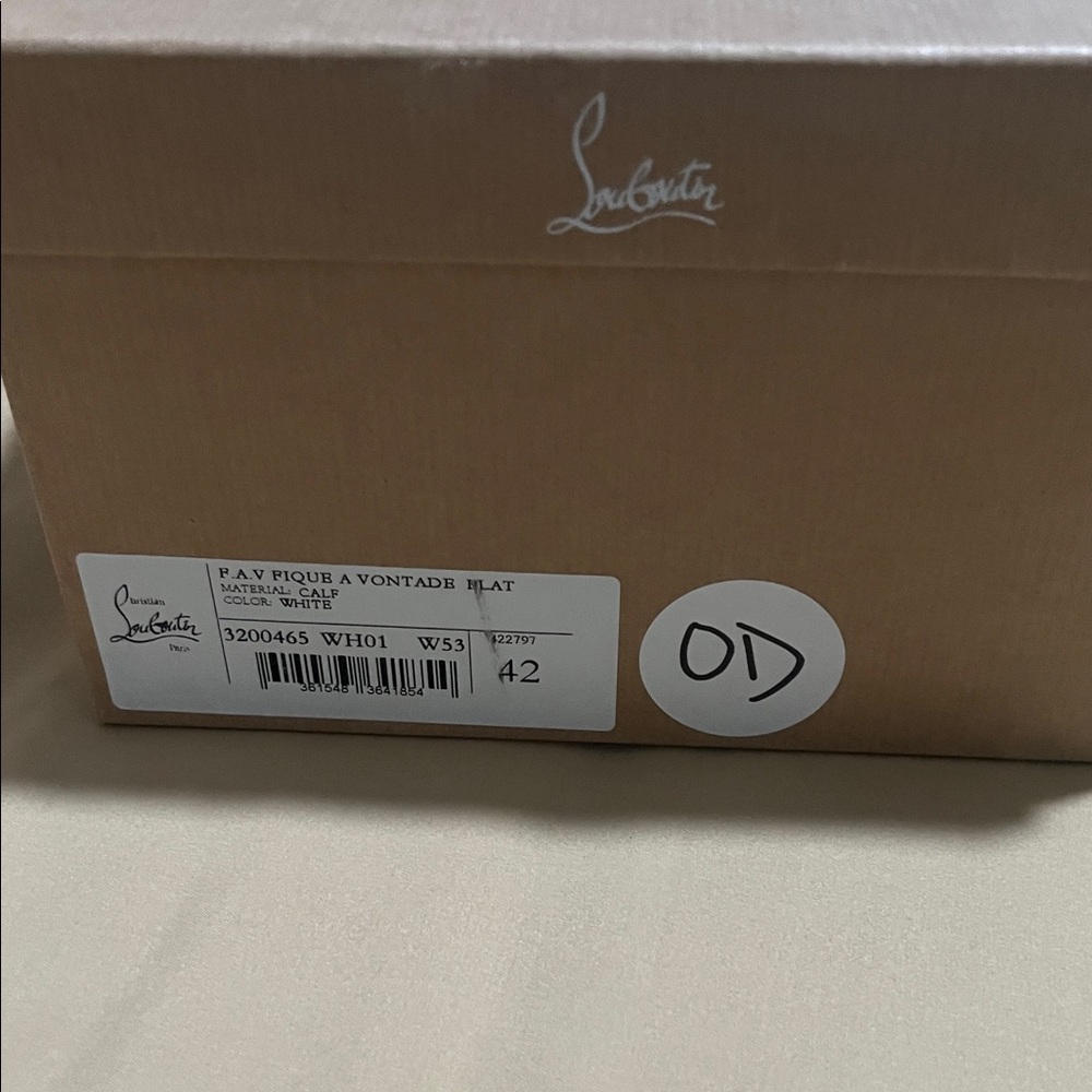 Christian Louboutin Tan Shoe Box